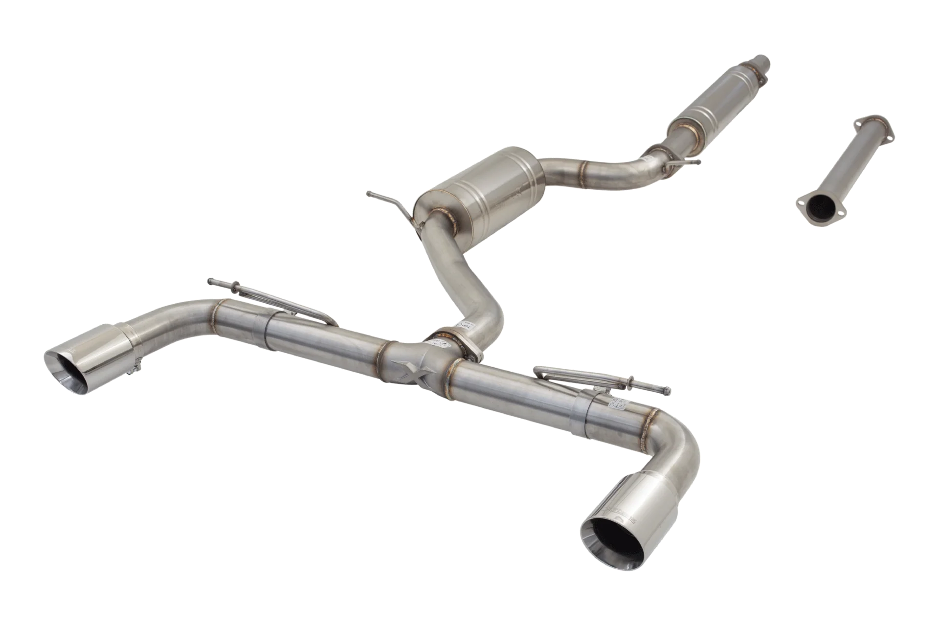 ESVW10CS-1 VW GOLF GTI MK7 to MK8 Cat Back Exhaust System - Image 1