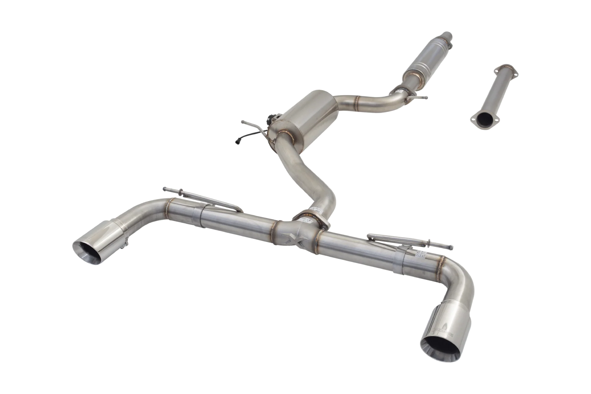 ESVW10VKCS-1 VW GOLF GTI MK7 to MK8 Varex Valved Cat Back Exhaust System - Image 1